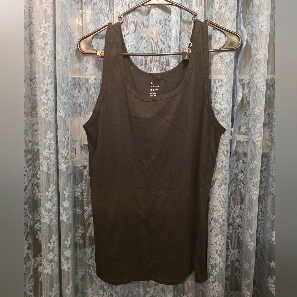 a new day Black Tank Top